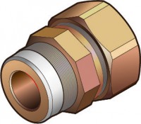 Комплект концевого фитинга с самоуплотняющимся кольцом из PTFE